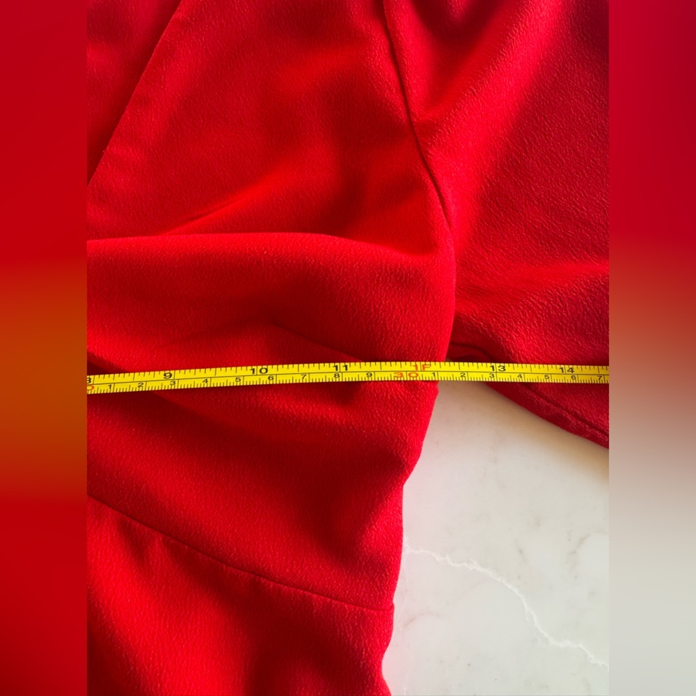 Abercrombie & Fitch Vibrant Red Long Sleeve Top - Size XS - - Picture 4 of 8